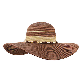 8231-Ladies' Toyo Braid Two Tone Sun Hat