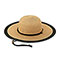 Main - 8237-Ladies' Toyo Braid Color Block Sun Hat