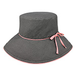 Ladies' Linen Wide Brim Hat