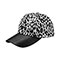 Main - 6874-LEOPARD PRINT CAP WITH TEXTURED LEATHER BILL