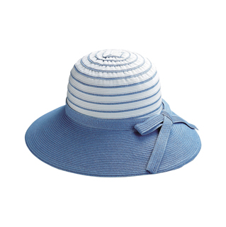 6524A-Ladies' Sewn Braid Toyo & Webbing Hat
