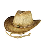Outback Tea Stained Raffia Straw Cowboy Hat