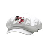 USA Flag Newboy Cap
