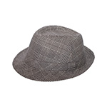 Men's Plaid Fedora Hat