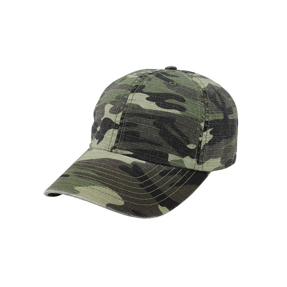 Wholesale Low Profile (Unstructured) Washed Camouflage Cap - Camo ...