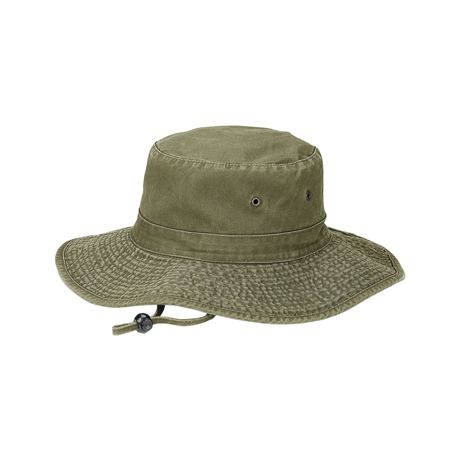 Wholesale Pigment Dyed Twill Washed Bucket Hat - Outdoor / Casual ...