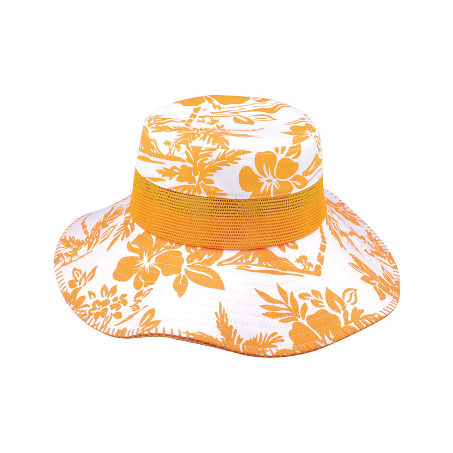 Wholesale Cotton Canvas Flower Print Bucket Hat - Floral Print Hats ...